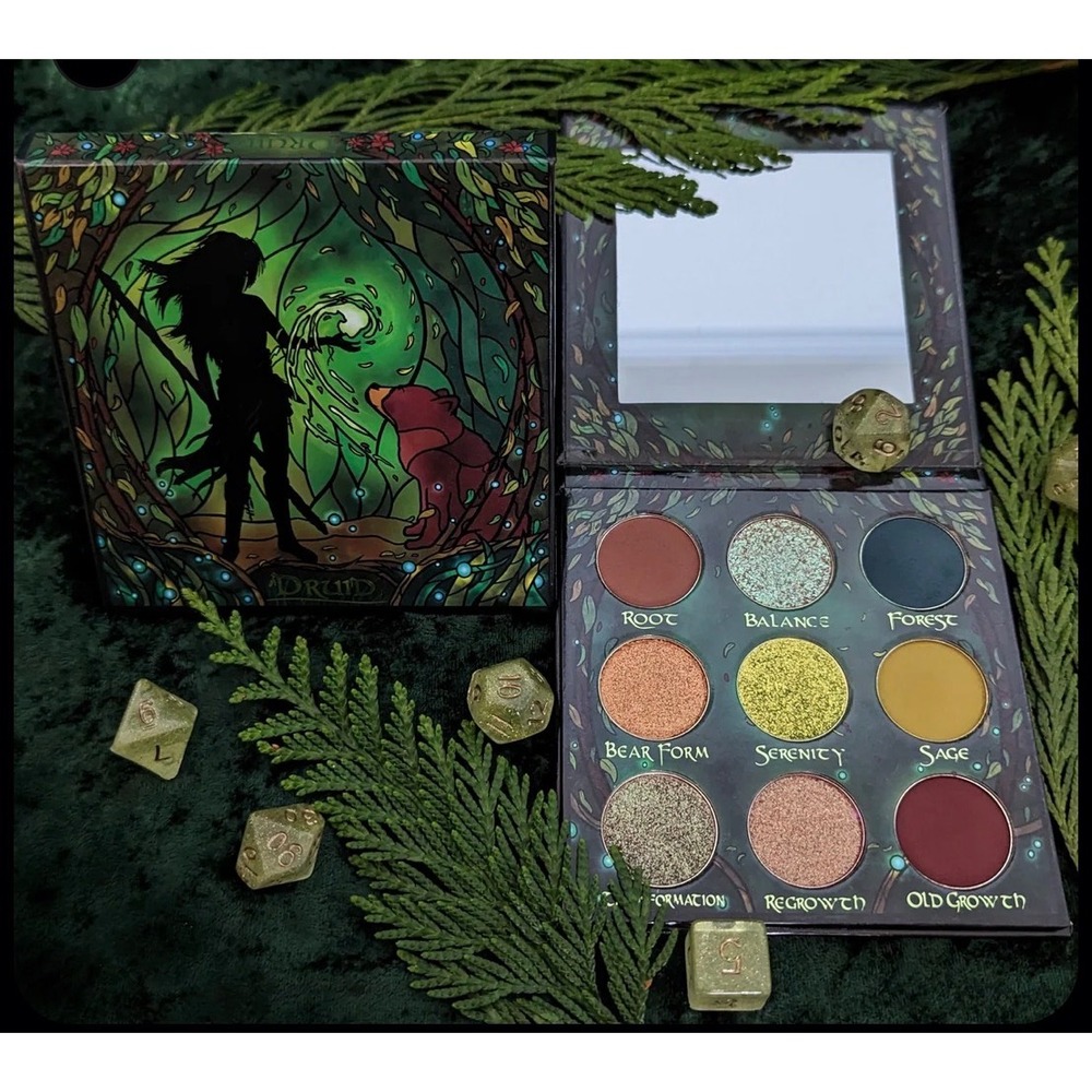 Fantasy Cosmetics - Druid Eyeshadow Palette - *NEW without box*